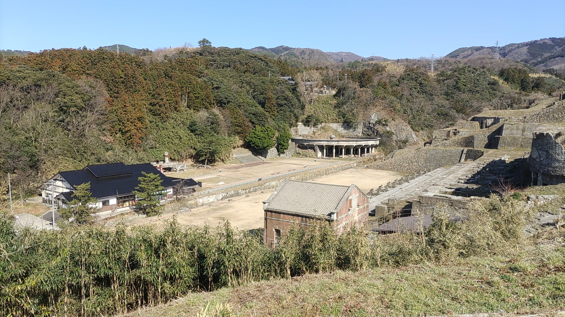 北沢浮遊選鉱場跡